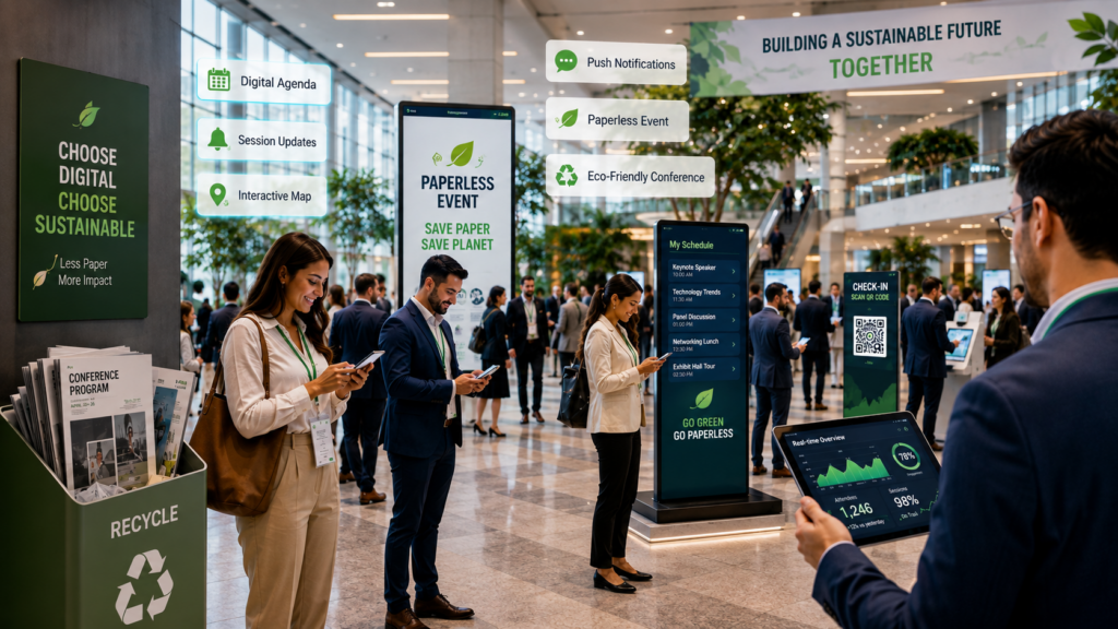 Going Paperless at Your Next Conference: How a Conference App Replaces Printed Programs