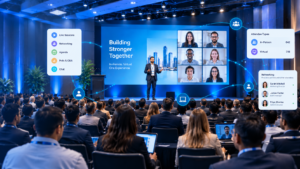 Hybrid Conference Made Simple: Managing In-Person and Virtual Attendees With One App